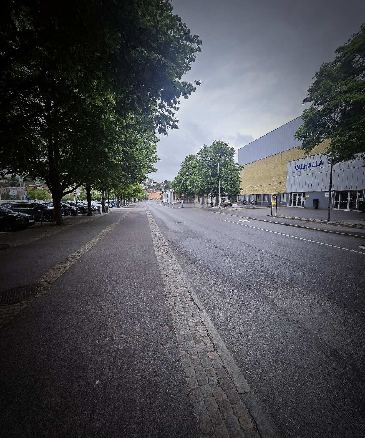 Valhallabadet sett från Södra Vägen i Göteborg
