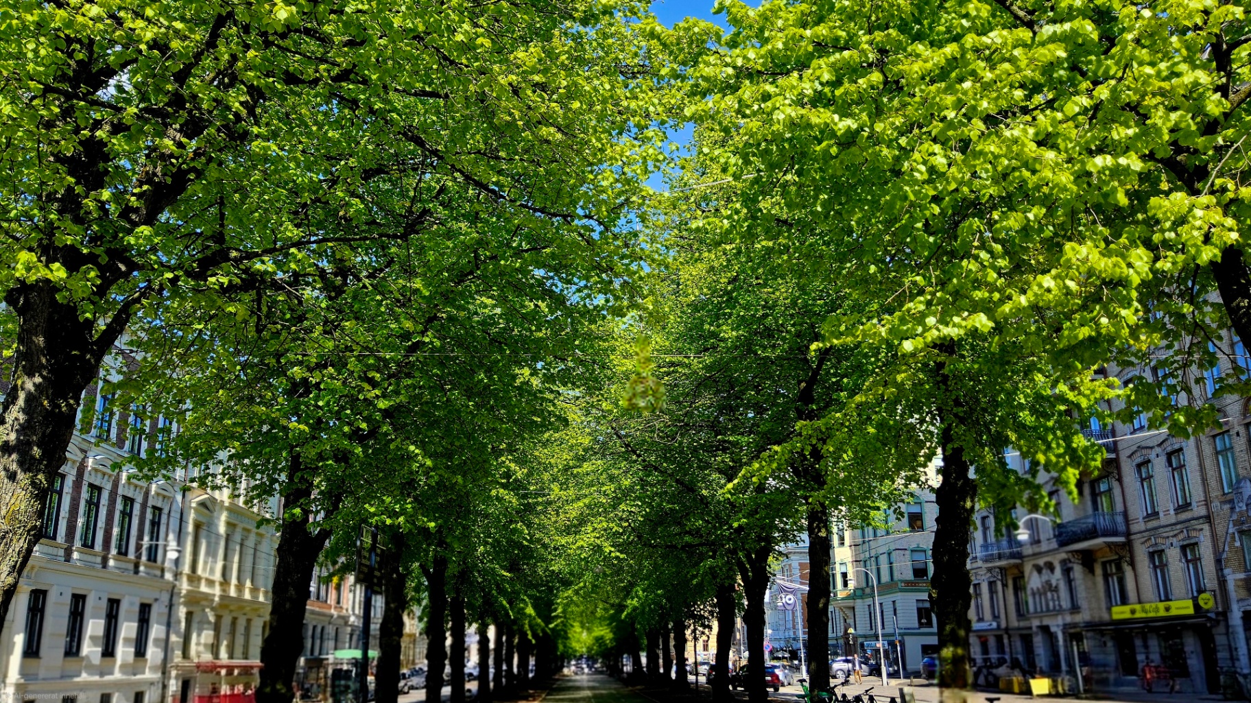 Skulptur längs ett gångstråk vid Valhalla i Göteborg — natur, rörelse och stadens närvaro möts.